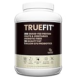 RSP TrueFit (4.32LB) - Grass Fed Lean Meal Replacement Protein Shake, All Natural Whey Protein Powder with Fiber & Probiotics, Non-GMO, Gluten-Free & No Artificial Sweeteners, Choc (Pack May Vary)