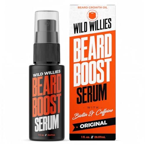 Wild Willies Beard Growth Serum for Men - Natural Beard