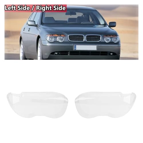 Couvercle de phare haut de gamme pour BMW Série 7 E65 E66 2001-2004