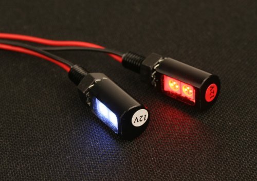 12 Volt DC Instrument Panel Light, Post Light - White LED, 12VDC