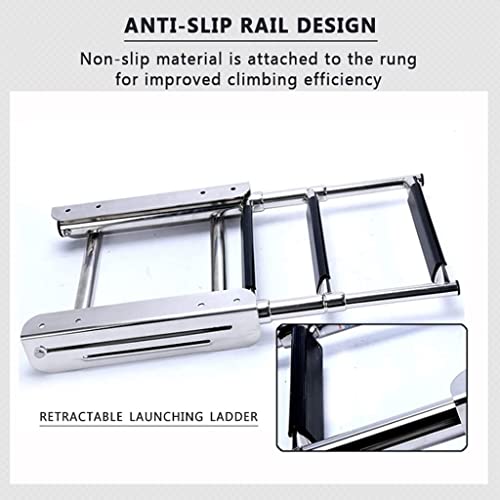 Échelle télescopique pliable et extensible pour plateforme de bateau - 7