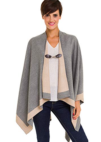 Image of Clip Holder Buckle Clasp Pin for Poncho Cape Cardigan Wrap Shawl Accessories