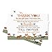 Woodland Baby Shower Thank You Cards with Envelopes - Blank Notes with Prefilled Message for Boys or Girls - Personalize Notecards for Registry Gifts - Rustic 4x6 Stationery Set, 15 Pack