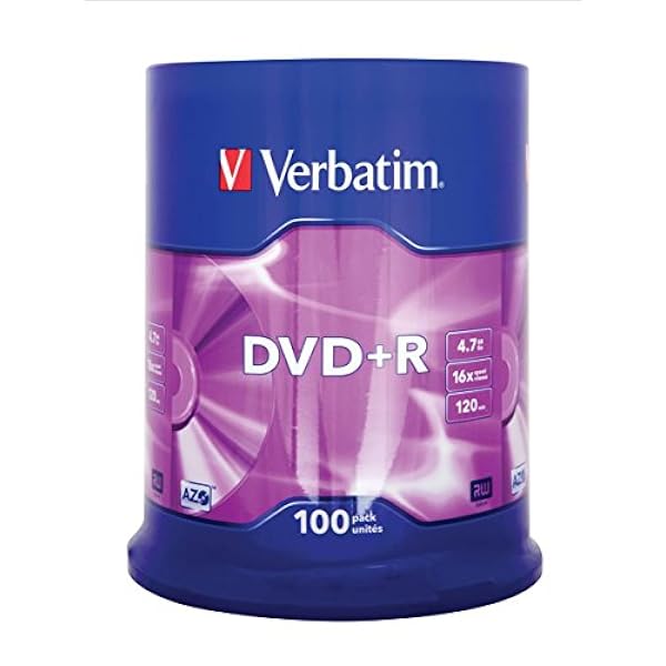 Verbatim 43551 4,7 GB 16x DVD+R matowy srebrny - 100 szt. wrzeciona