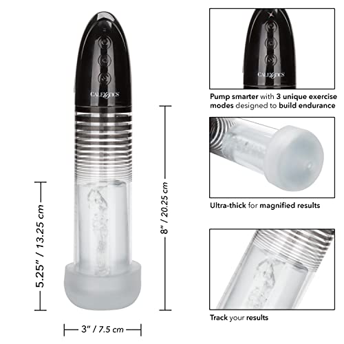 CalExotics-Optimum-Series-Automatic-Smart-Pump--Male-Enhancement-Penis-Pump-with-Silicone-Stroker-Sleeve--Male-Masturbation-Sex-Toys-for-Men--Clear