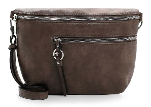 Sac à épaule bandoulière Tamaris Nele en marron mud aux finitions haut de gamme