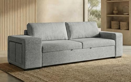 BUDWING Avery Sofá Cama 3 Plazas   2 Pufs