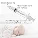 PandaEar Baby Nasal Irrigator with Portable Box, Professional Baby Nasal Irrigator with Tweezers & Cleaning Brush for Newborn Infants Kids Children, High Quality and Clean Silicone Nasal Tips, 4pcs