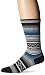 Stance Men's Sun Burst Mexican Blanket Pattern Arch Support Crew Sock