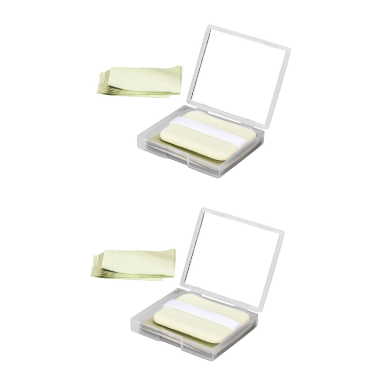 FOMIYES 2 Sets Oil Absorbing Sheets Set for Face Makeup Oil Removal Tissue Blotting Paper for Oily Skin Refill Sheets for Summer