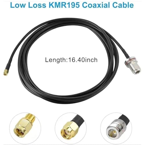 Antena Helior para exteriores Meshtastic en tejados con cable de baja pérdida 4
