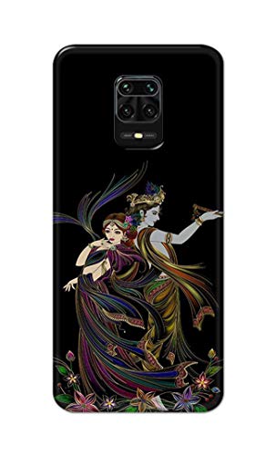 Image of Lord Radha and Krishna Hard Back Case Cover for Redmi Note 9 Pro /Note 9 Pro Max /Redmi Note 10 Lite Back Cover -(J5) VNS2223
