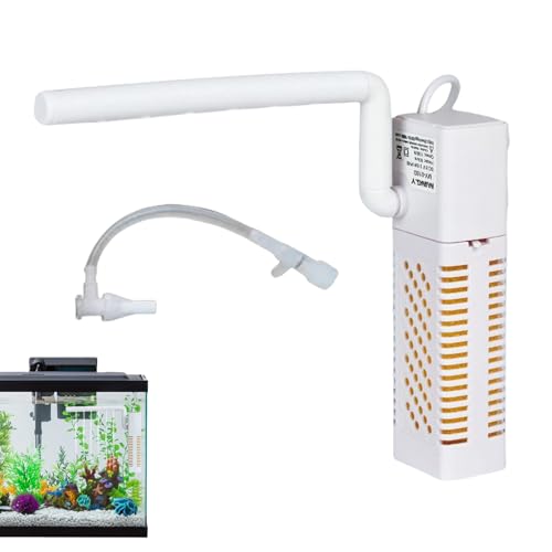 Filtro Para Acuario, Bomba De Filtro Sumergible Para Acuarios, Bomba De Agua Multifuncional Ajustable Silenciosa Para Tortugas Bettas Agua Salada Mantenimiento Claridad Filtración