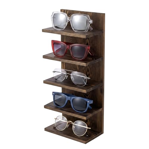 MyGift 5-Tier Wall Mounted Shelf