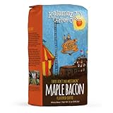 KALAMAZOO COFFEE COMPANY Maple Bacon Whole Bean Coffee | There Ain't No Mistakin' Specialty Maple Bacon Flavored Coffee | 12oz Bag (1 Pack)