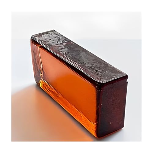 Blocs de verre rectangulaires marron pour décoration de bar et bureau