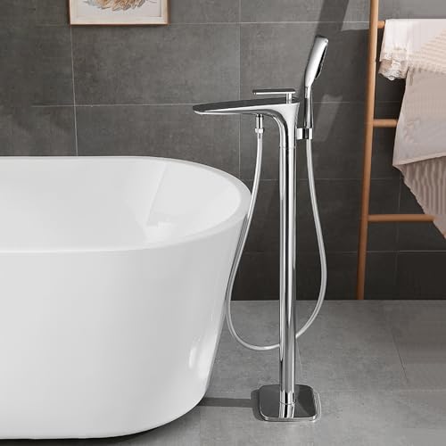 Mitigeur baignoire sur pied HLTYGWX pour créer une salle de bain spa à la maison