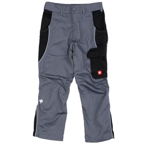 Engelbert Strauss Unisex - Kinder Bundhose e.s.Active, Farbe:grau/schwarz, Größe:110/116