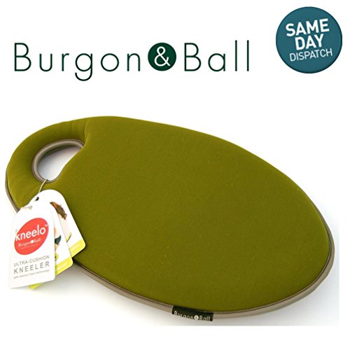 Burgon & Ball Kneeler Ultra Cushion Memory Foam Gardening Kneeling Pad Green Moss