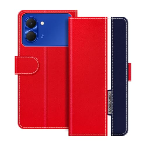 UOGNADGD ���U�[�P�[�X Tecno Spark Go 3 4G 2026 �Ƃ̌݊������� �}�O�l�b�g���t���b�v�J�o�[ �X�^���h���J�[�h�z���_�[�t�� �Ռ��ی�Ή� (���b�h)