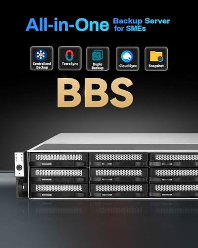 Image of TERRAMASTER U12-500 Plus NAS Storage - 12Bay Core i7 1255U 10-Cores 12-Threads CPU, 16GB DDR5 RAM, Dual 10GbE Ports, 2U Rack Mount Network Attached Storage Peak Performance for Business (Diskless)