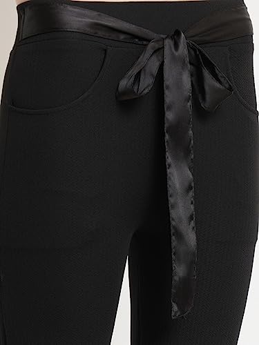 Image of POPWINGS Casual Solid Regular Fit Solid Trouser for Women || Pull On Trouser for Women || Semi-Formal Work Women Trouser for Summer || Stylish Western Trouser