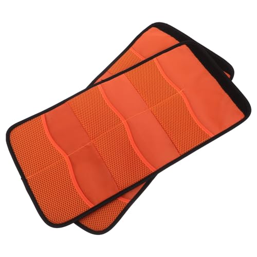 Estuche para filtros de cámara de 6 compartimentos Zerodeko con bolsa de viaje naranja de 2 uds