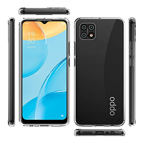 Image of Case Creation Brand - Mobile Cover for Oppo A16k (Soft & Flexible Back Case), Transparent
