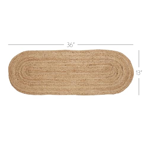 VHC-Brands-Coastal-Farmhouse-Jute-Table-Runner-Natural-13×36 VHC Brands Coastal Farmhouse Jute Table Runner Natural 13×36