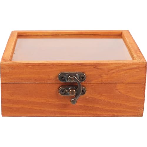 UPKOCH Humidor Da Viaggio Portatile in Legno Serratura, Scatola Protettiva Per Sigari Compatta e Portasigari Professionale Per Conservazione e Trasporto in Viaggio