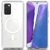 YZB Magnetic for Samsung Galaxy Note 20 & Note 20 5G Case, Clear | Compatible with MagSafe | Slim Fit Lightweight Shockproof, Military-Grade Protection, Yellowing Resistant Scratch-Resistant Back