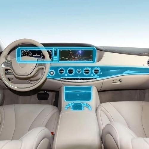 Film PPF pour Mercedes Benz W222 protection console centrale TPU