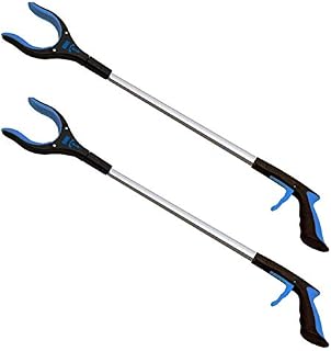 2-Pack 32 Inch Extra Long Grabber Reacher with Rotating Jaw - Mobility Aid