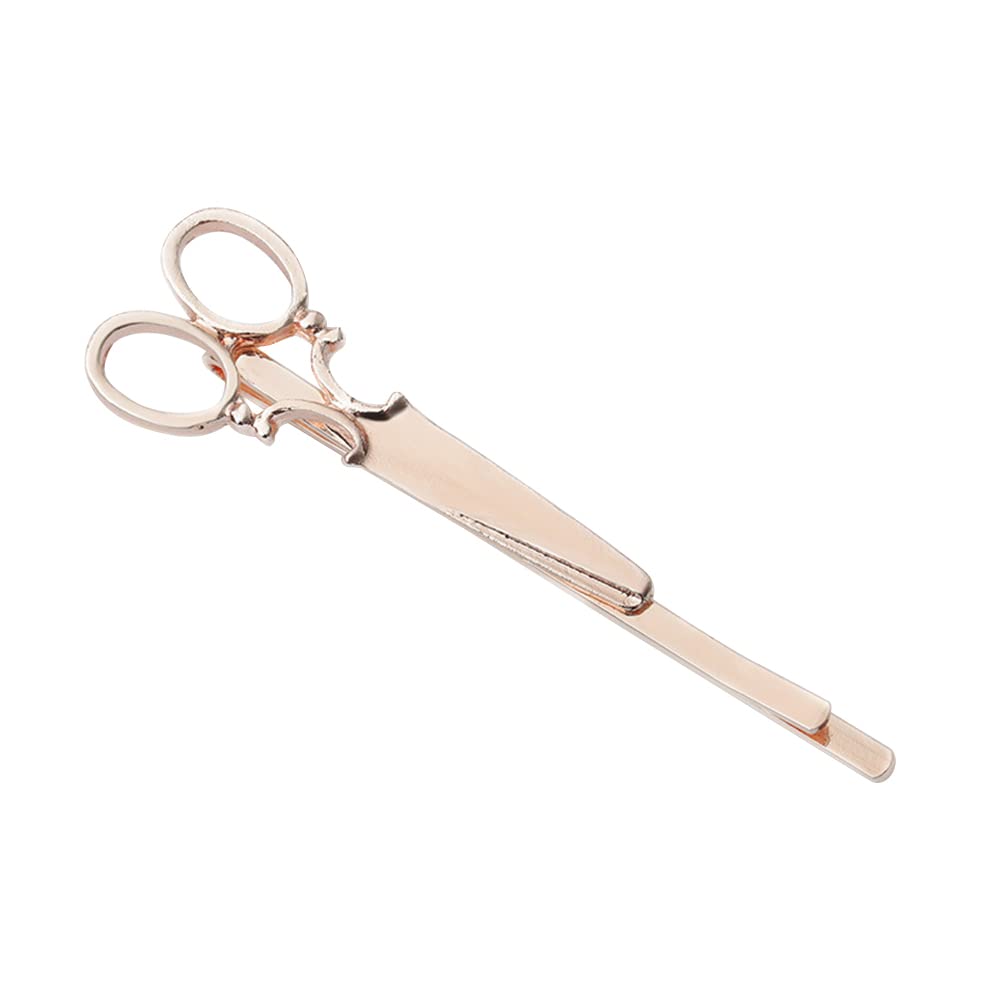 Scissors Hair Clip, Cute Small Hair Clip for Girls Women, Fashion Scissors Hair Barrettes Side Clip Hairpin Trendy Metal Decorative Hair Accessories for Women and Teen Gilrs Gifts