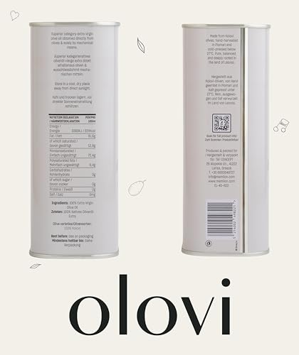 Memilon Olovi Premium Greek Extra Virgin Olive Oil 1L, Lesvos - 100% Rare Kolovi Variety from Plomari | Ultra Low Acidity 0.3%, High Phenolic & Cold Pressed | Fresh Harvest 2025/2026 - Family Mill - Image 8