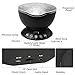 KBAYBO Remote Control Ocean Wave Projector 12 LED &7 Colors Night Light Projector with Built-in Mini Music Player for Living Room and Bedroom (Black)