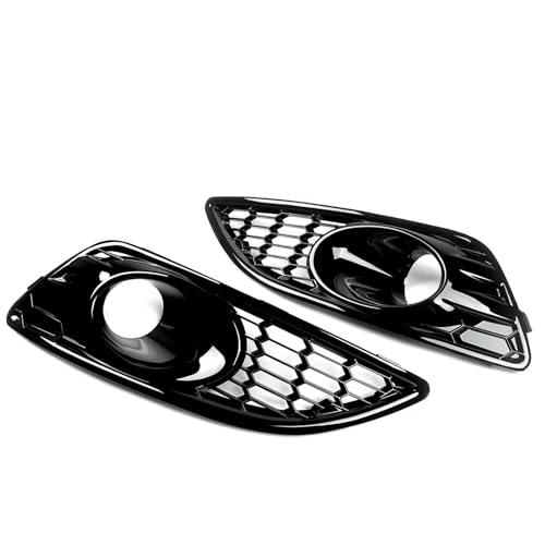 Calandre antibrouillard style nid d'abeille noir brillant pour Ford Fiesta MK7.5