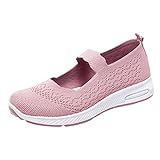 Générique De Loisirs Casual -on Chaussures Respirantes Outdoor Baskets pour Femmes Compensées Nues Bout Fermé (Pink, 40) Chaussure Femme Running Noires Basket Scratch Toile Blanche Basquette Ouverte
