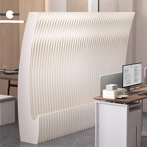 Cloison de séparation papier rétractable blanche lumineuse 4-5m - 6