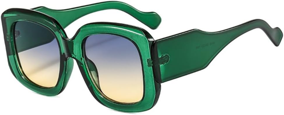 ASOS DESIGN - Occhiali Da Sole Oversize Verde Cristallo Anni '70 | ASOS - Foto 6