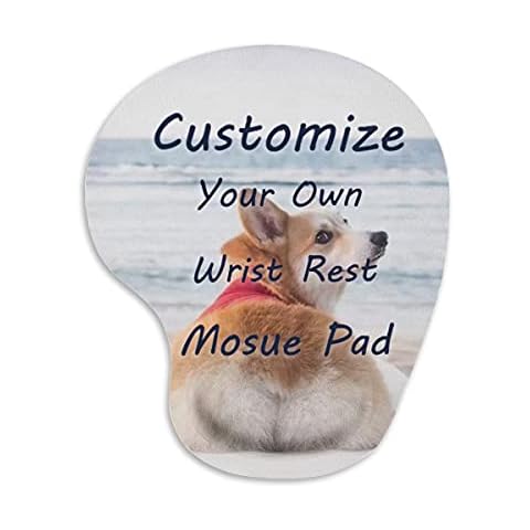 Benutzerdefiniertes Mauspad mit Handgelenkstütze, ergonomisches personalisiertes Mauspad Cover