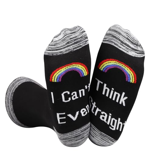 Chaussettes arc-en-ciel LGBT idéales pour défiler à la Pride ou styliser un look urbain