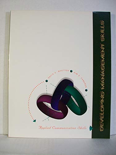Developing Management Skills: Applied Communica... 0065017943 Book Cover