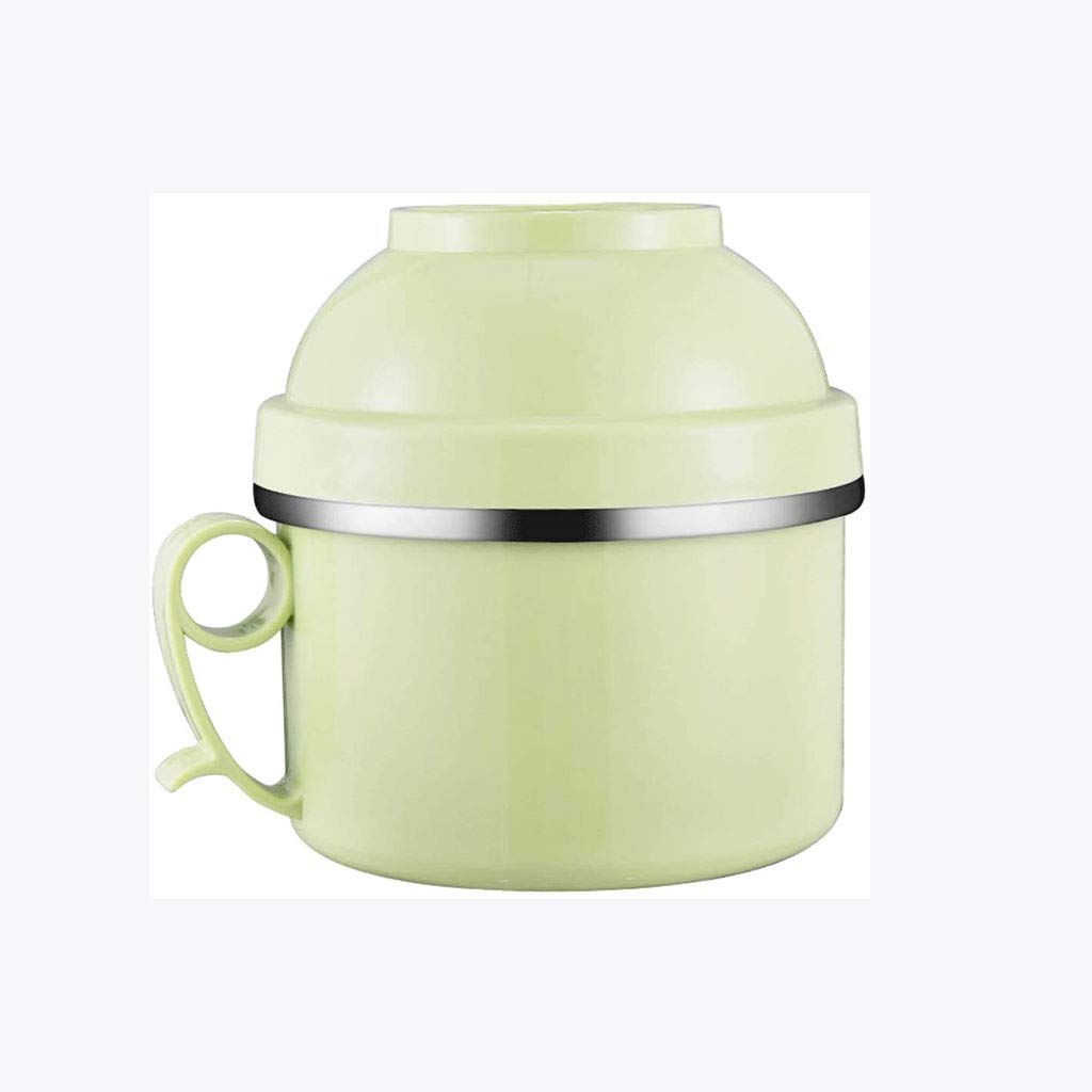 Light Green Insulated Lunch Box - In acciaio inox Liner Designed Insulated Lunch Box with Member Bowl
