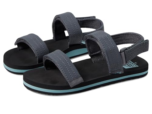 Reef Kids' Ahi Convertible Sandal, Water Friendly, Adjustable Strap, Grey/Aquifer, 1 - image 1