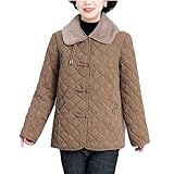 Photo Gallery xwsm cappotto da donna in pile di cotone invernale da donna plus size madre allentata calda top tasche for anziani di mezza età abbigliamento capispalla(brown,4xl) Photo Gallery xwsm cappotto da donna in pile di cotone invernale da donna plus size madre allentata calda top tasche for anziani di mezza età abbigliamento capispalla(brown,4xl)