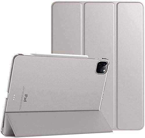 Smart Magnetic Case for Apple iPad Pro 11 (2020/2018) with Auto Sleep/Wake function (Silver)