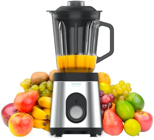 Cecotec Batidora de Vaso Power Black Titanium 1800MAX PerfectMix....