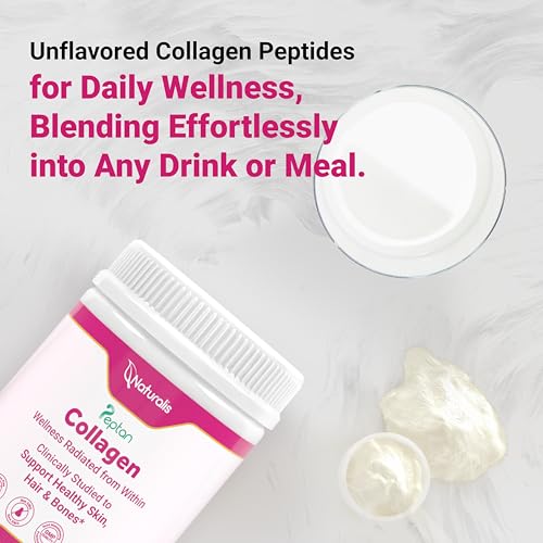 Image of Naturalis Collagen Peptides Powder (7oz) | Made with Peptan Collagen, Clinically Studied to Support Healthy Skin, Hair & Bones* | Grass-Fed, Non-GMO, Halal, Kosher | Pack of 2