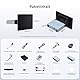 ATOTOZONE 10 QLED AI Android Autoradio 1 DIN, Floating Screen Auto, 8G+128G In-Dash Navigation,4G LTE, Kabelloses CarPlay & Android Auto, Dual-Phone & 2 Bluetooth,SCVC,GPS-Tracking,X10G110E